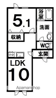 ラ・プレーヌ【1階】の間取り